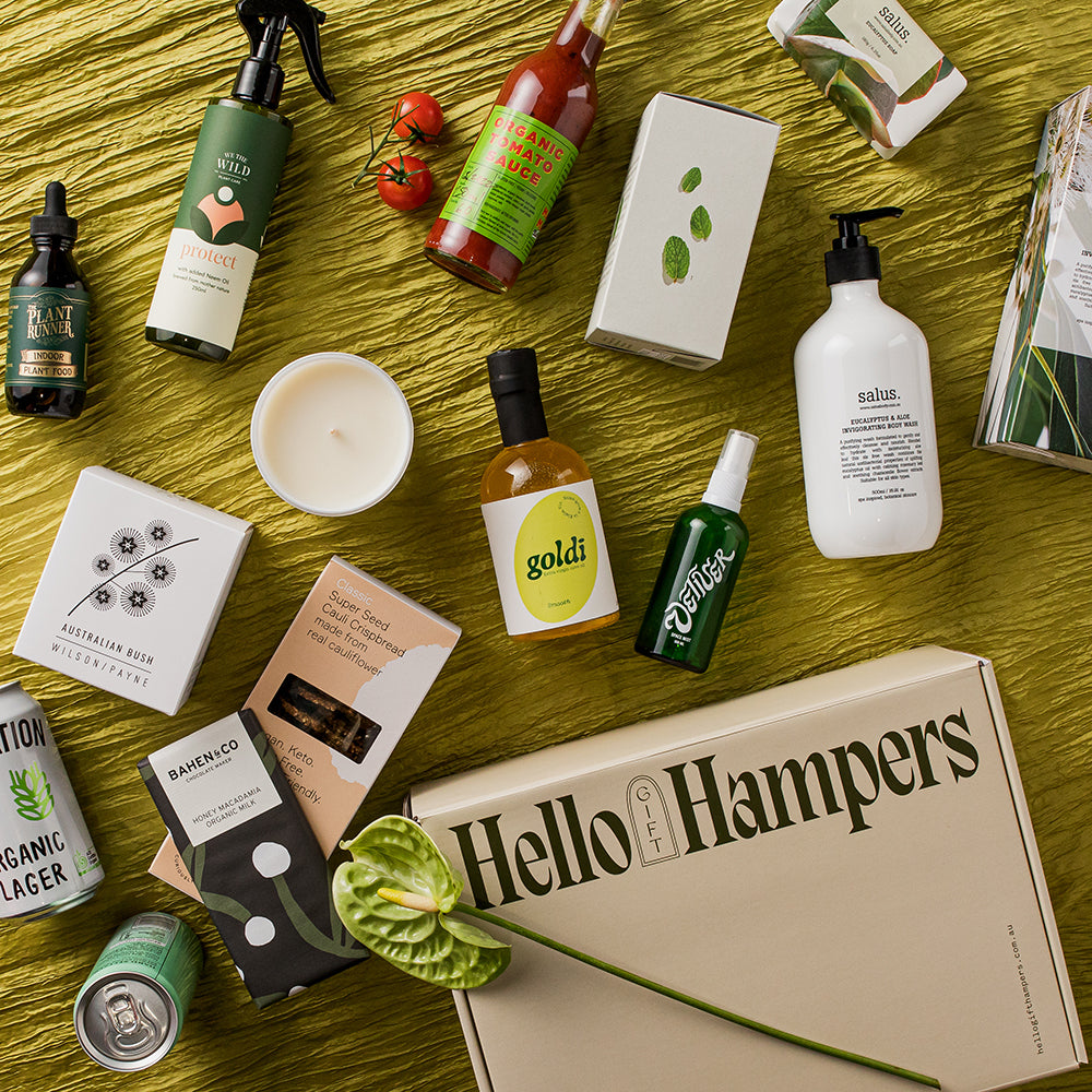 Earth Friendly Sustainable Gift Hampers - Plant Lover, Vegan friendly Gift Hamper | Hello Gift Hampers Australia