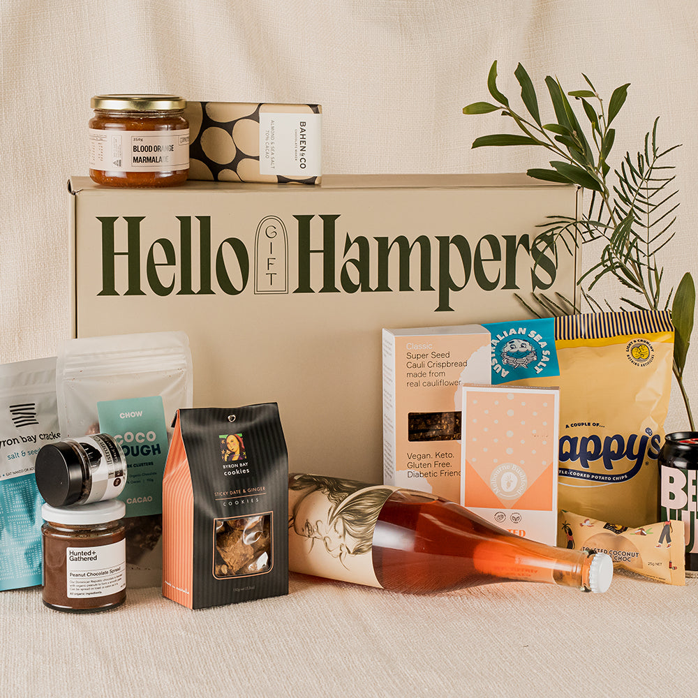 Gourmet Small Batch Food Gift Hampers Australia | Hello Gift Hampers Australia | Australia's Best Gift Hampers | Send a Gift Basket in Australia | Corporate Gift Hampers Australia