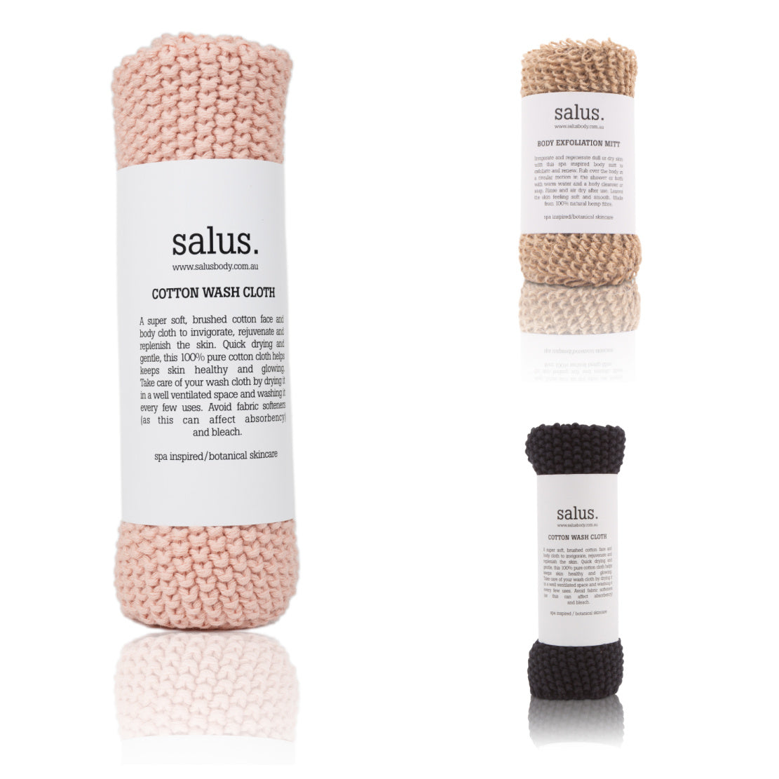 same day Melbourne gift delivery | Indoor plants and plant-based gifts | Salus wash cloths and exfoliating mits